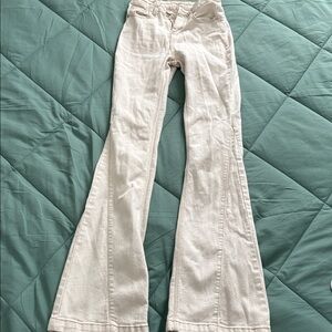 Women's Flare & Wide Leg Jeans - Cream